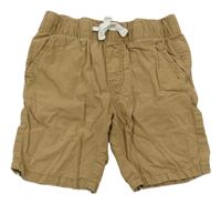 Hnědé plátěné kraťasy H&M