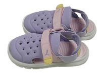 Fialové gumové sandále s logem Puma vel. 25