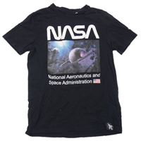 Černé tričko s planetami - NASA C&A