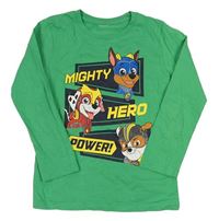 Zelené triko s Paw Patrol 