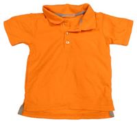 Neonově oranžové polo tričko Ergee