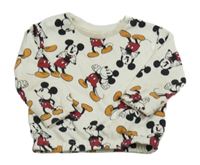 Smetanová mikina s Mickeym zn. Primark