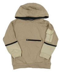 Béžová mikina s kapucí George 