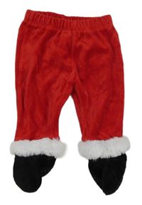 Červeno-černé sametové polodupky Disney