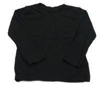 Černé triko s kapsou LCW 