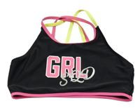 Černo-barevná sportovní lambáda s nápisem Page one young vel. 176