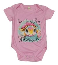 Světlerůžové body se želvou 