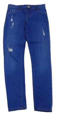Modré skinny rifle s prošoupáním zn. RIVER ISLAND