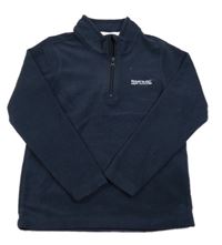 Tmavomodrá fleecová funkční mikina s logem REGATTA