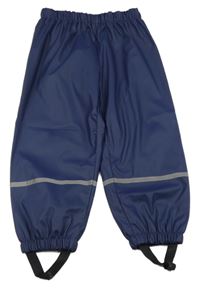 Tmavomodré nepromokavé podšité kalhoty Kiki&Koko