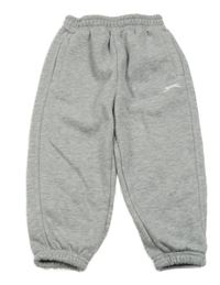 Šedé melírované teplé tepláky s logem Slazenger