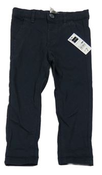 Nové - tmavomodré chino plátěné kalhoty St. Bernard