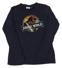 Tmavomodré triko s dinosaurem - Jurský svět