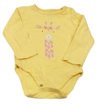 Žluté body s žirafou Mothercare