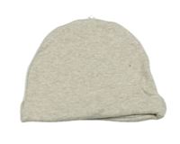 Světlešedá melírovaná žebrovaná čepice C&A