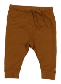 Hnědé lehké tepláky H&M