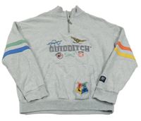 Šedá melírovaná mikina s výšivkami - Harry Potter M&S