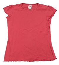 Malinové tričko C&A