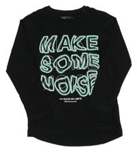 Černé triko s nápisem Next