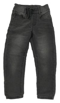 Tmavošedé teplákové skinny rifle Impidimpi