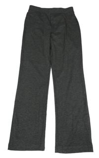 Tmavošedé melírované teplákové kalhoty Matalan