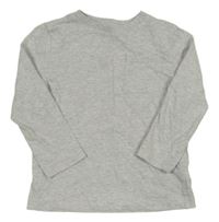 Šedé melírované triko s kapsou F&F