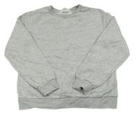 Šedá melírovaná mikina H&M