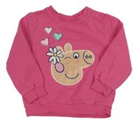 Růžová mikina s Peppou 