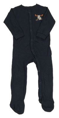 Antracitový overal se sobem Lupilu