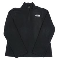 Černá fleecová funkční mikina s logem The North Face