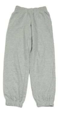 Šedé melírované tepláky 