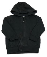 Černá propínací mikina s kapucí F&F