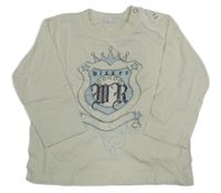 Smetanové triko s erbem 