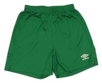 Zelené sportovní kraťasy s logem Umbro