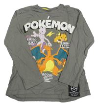 Šedé triko s Pokémony C&A