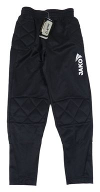Nové - černé sportovní tepláky s logem jako