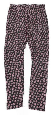 Šedo-růžové legíny s tlapkami Pep&Co