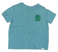 Zelené melírované tričko s listem zn. GAP