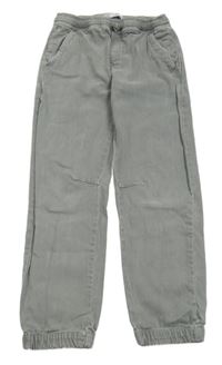 Světlešedé teplákové cuff rifle Zara