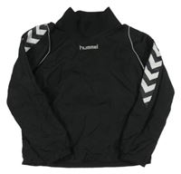 Černá šusťáková sportovní bunda Hummel 
