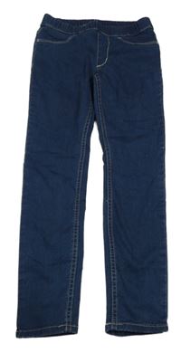 Tmavomodré džegíny H&M