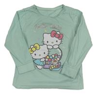 Světlezelené triko s Hello Kitty C&A