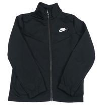 Černá propínací sportovní mikina s logem Nike