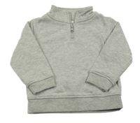 Světlešedá mikina Primark