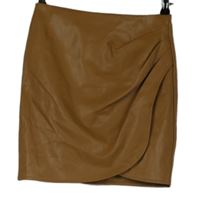 Nové - Dámská béžová koženková sukně Primark