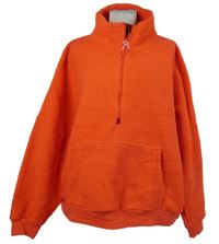 Dámská červená huňatá mikina Dunnes 