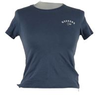 Dámské tmavomodré crop tričko s nápisem Primark 