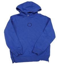 Modrá mikina s nápisem a kapucí George