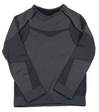 Šedo-černé spodní funkční triko Crivit