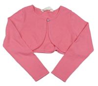 Růžové svetrové propínací bolerko H&M